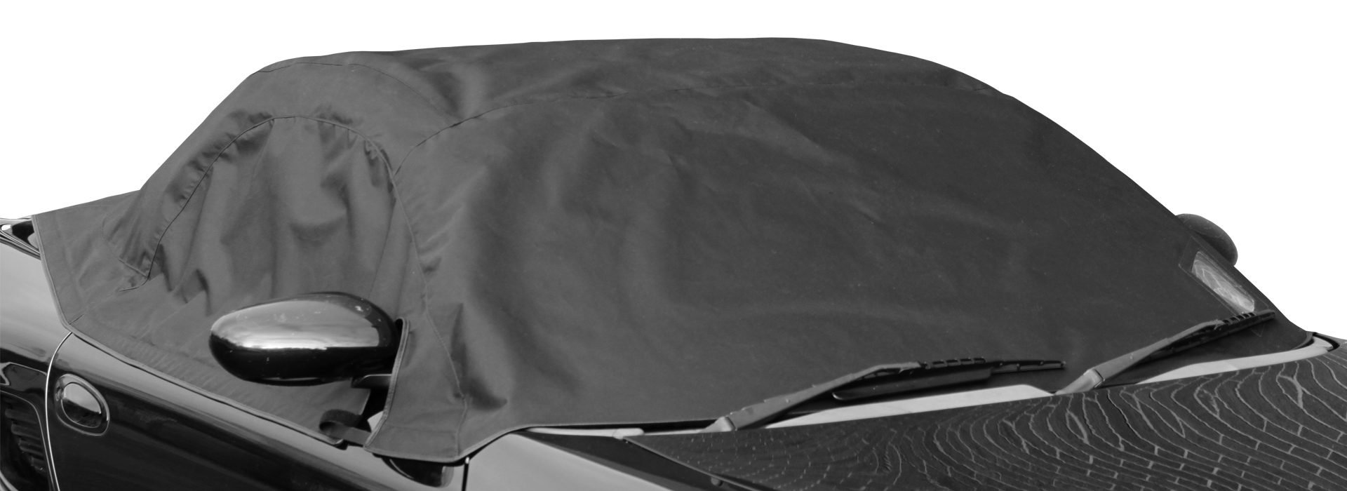 Porsche Boxster 986 with Cabrio Shield® soft top cover fitted