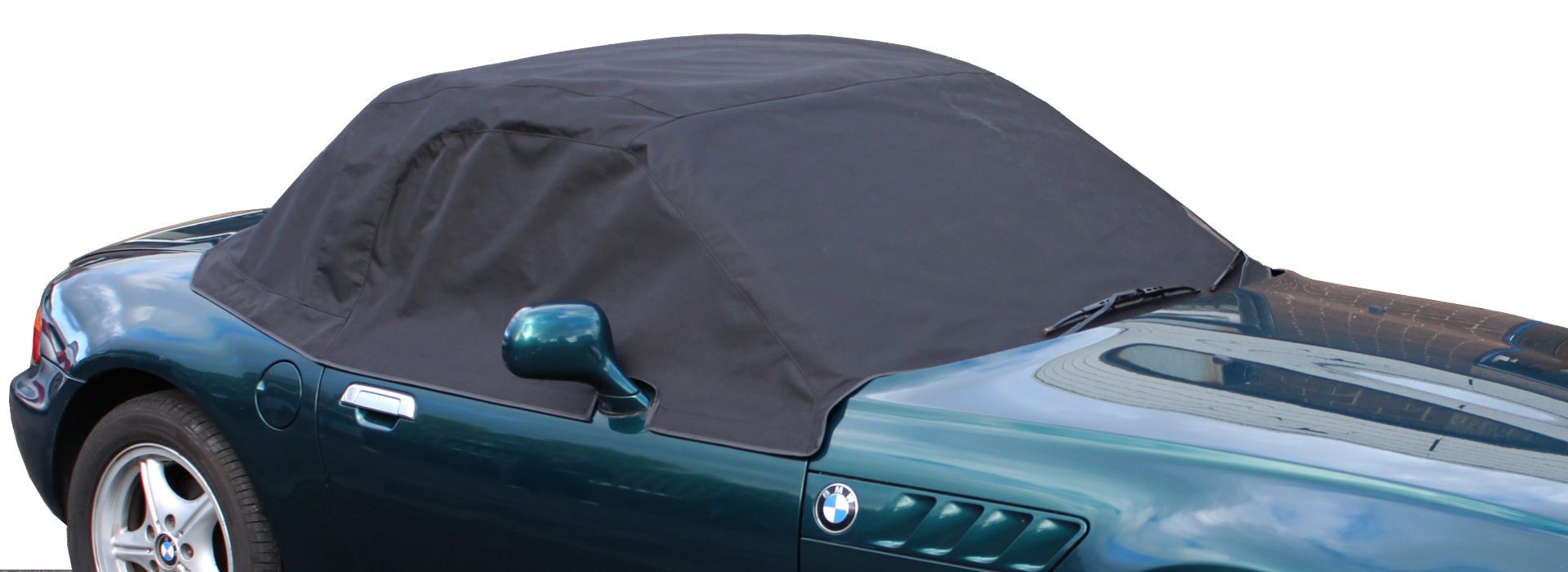 BMW Z3 with Cabrio Shield® soft top cover fitted