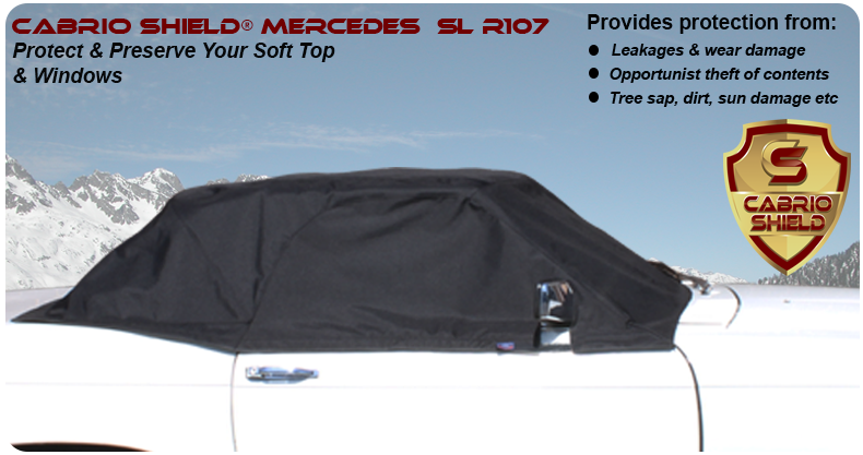Mercedes SL R107 1972-1989 Cabrio Shield® Soft Top Protection