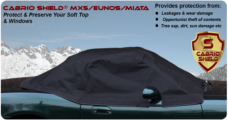 Mazda MX5/Eunos/Miata 1989-1997 Cabrio Shield® Soft Top Protection